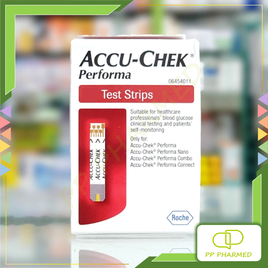 Accu-Chek Performa แถบตรวจน้ำตาลในเลือด 50,100ชิ้น | Shopee Thailand