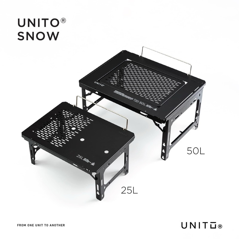 [ New Arrival ] UNITO Snow Shelf Container Lid and Mini Table for Snow ...