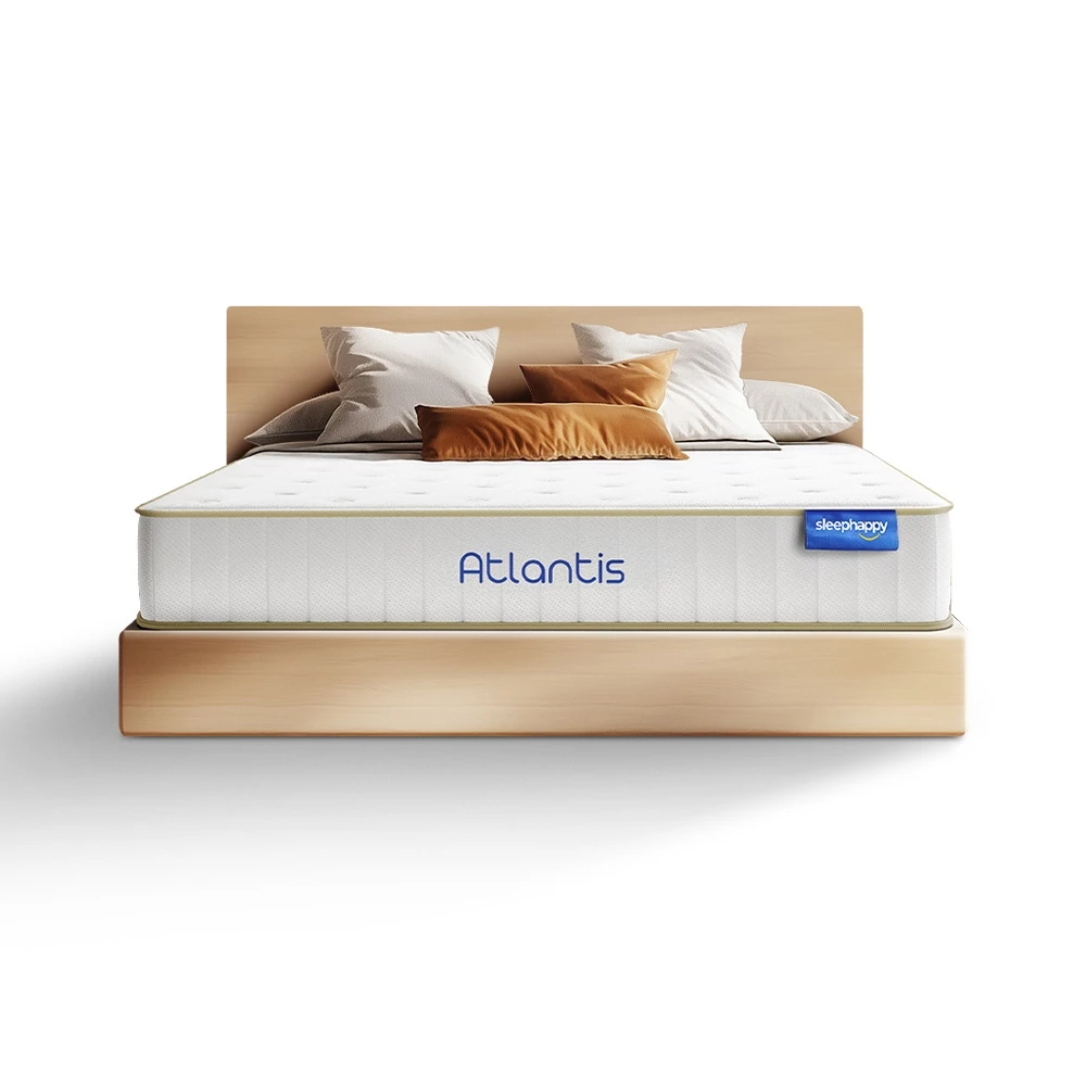 SleepHappy ที่นอนพ็อกเก็ตสปริง ผสานนวัตกรรมชาโคล รุ่น Atlantis หนา 10 นิ้ว และ Atlantis Lite หนา 7 นิ้ว