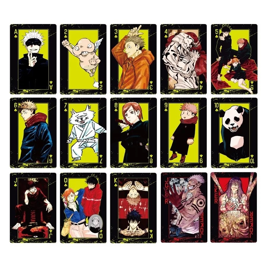 Jujutsu Kaisen Jump Shop Limited Edition Playing Cards งานแท้ มีริ้วรอย ...