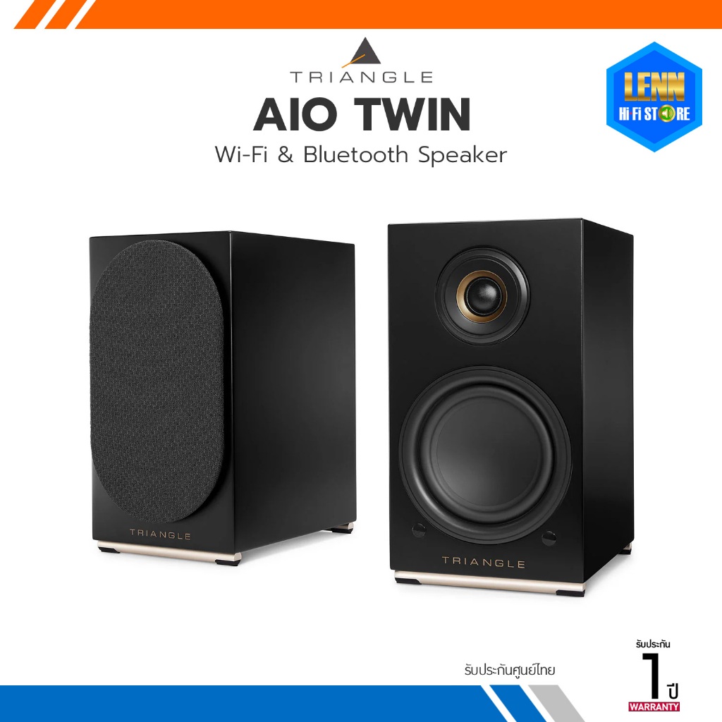 Triangle Audio AIO TWIN Wi-Fi & Bluetooth Speaker [ออกใบกำกับภาษีได้ ...