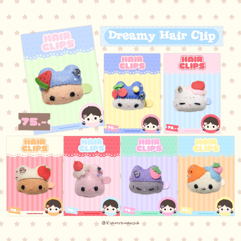 Daga - Small Hair Clips - Pink main image 0