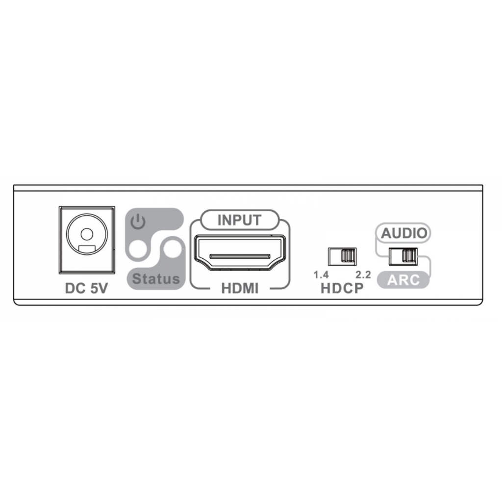 VANZEL HAD07 อุปกรณ์แยกเสียงออกจาก HDMI เป็น Analog, Coaxial, SPDIF ...