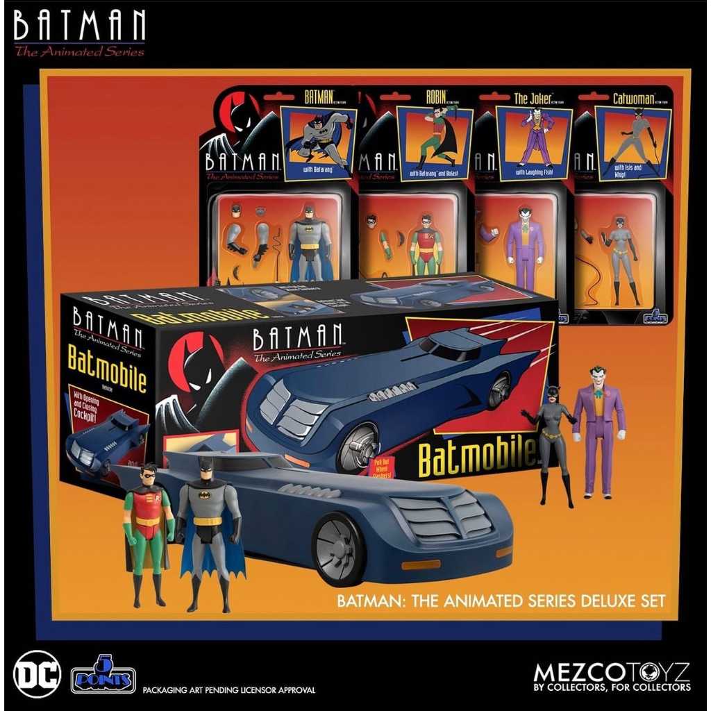 Mezco toyz : Batman The Animated Series (3.75 Scale) - Batman , Robin ...