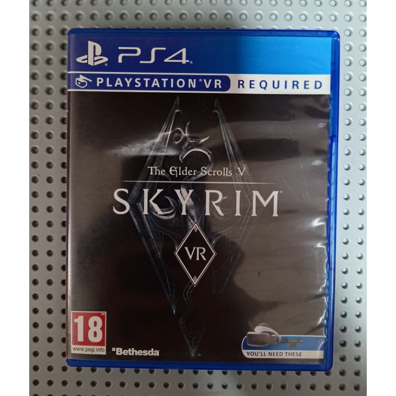 แผ่นเกม PS4 (มือ2) : THE ELDER SCROLLS V SKYRIM VR (มีรอยหมึกเขียนที่ ...