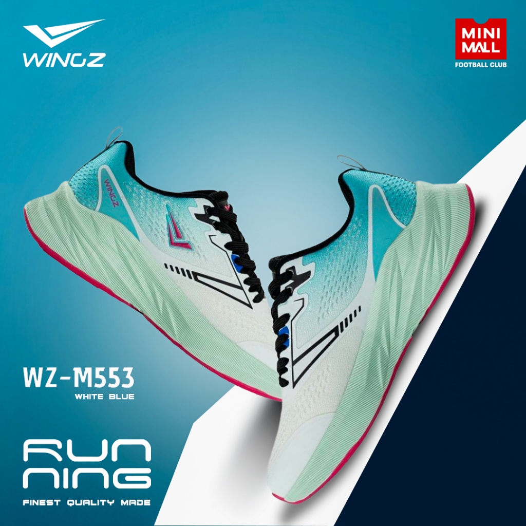 รองเท้าวิ่งผู้ชาย WINGZ RUNNING WZ-M553 รองเท้าวิ่งผ้าตาข่าย น้ำหนักเบา ...