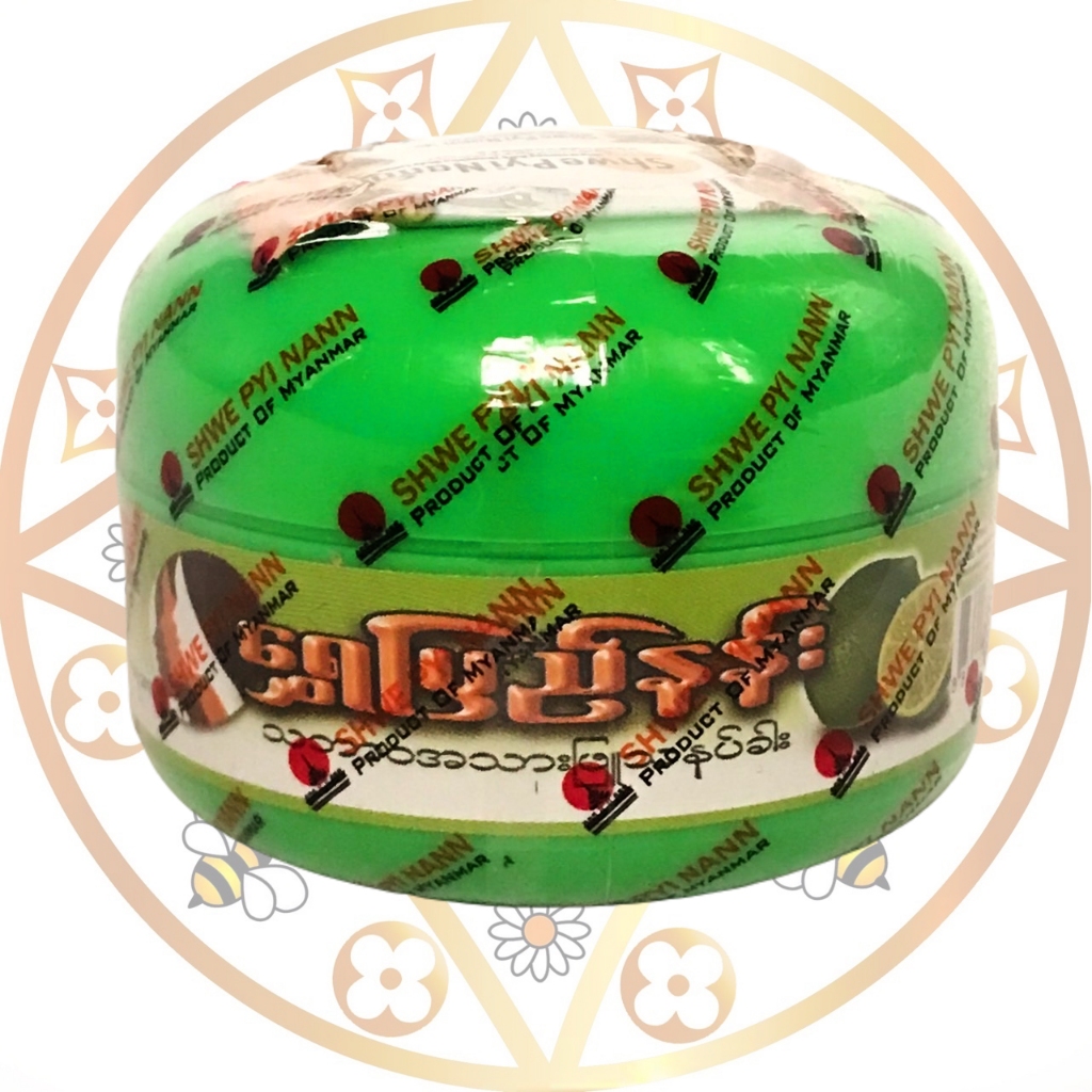 (1กระปุก) แป้งทานาคา สูตรมะนาว Shwe Pyi Nann ขนาด 40,140 กรัม ของแท้100 ...