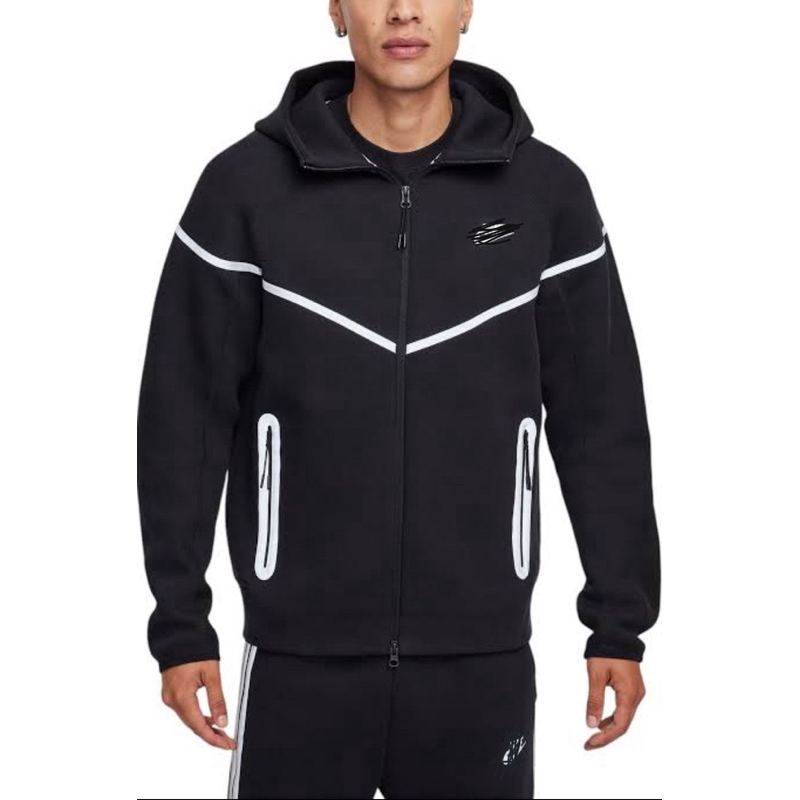 Reflective Tech Fleece Full-Zip Hoodie ของจริงมีโลโก้ | Shopee Thailand