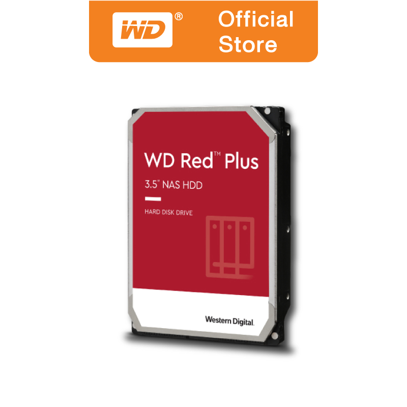 Western Digital 8 TB RED PLUS Internal Hard Drive NAS(ฮาร์ดดิสก์PC NAS ...