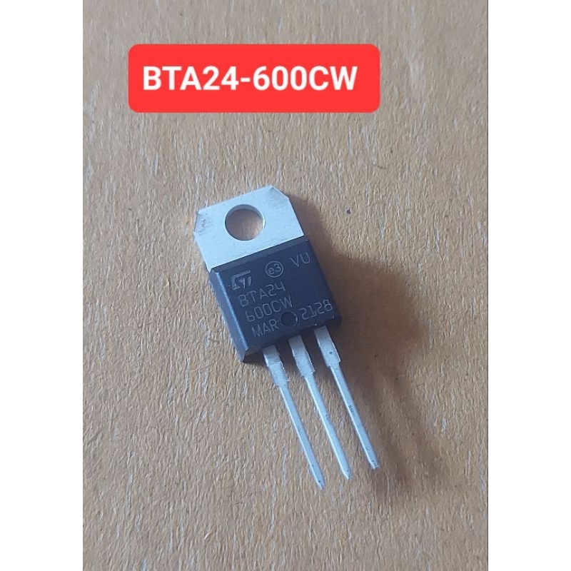 BTA24-600CW Triac 600V/25A, Gate Trigger Current 35mA (ของแท้) | Shopee ...