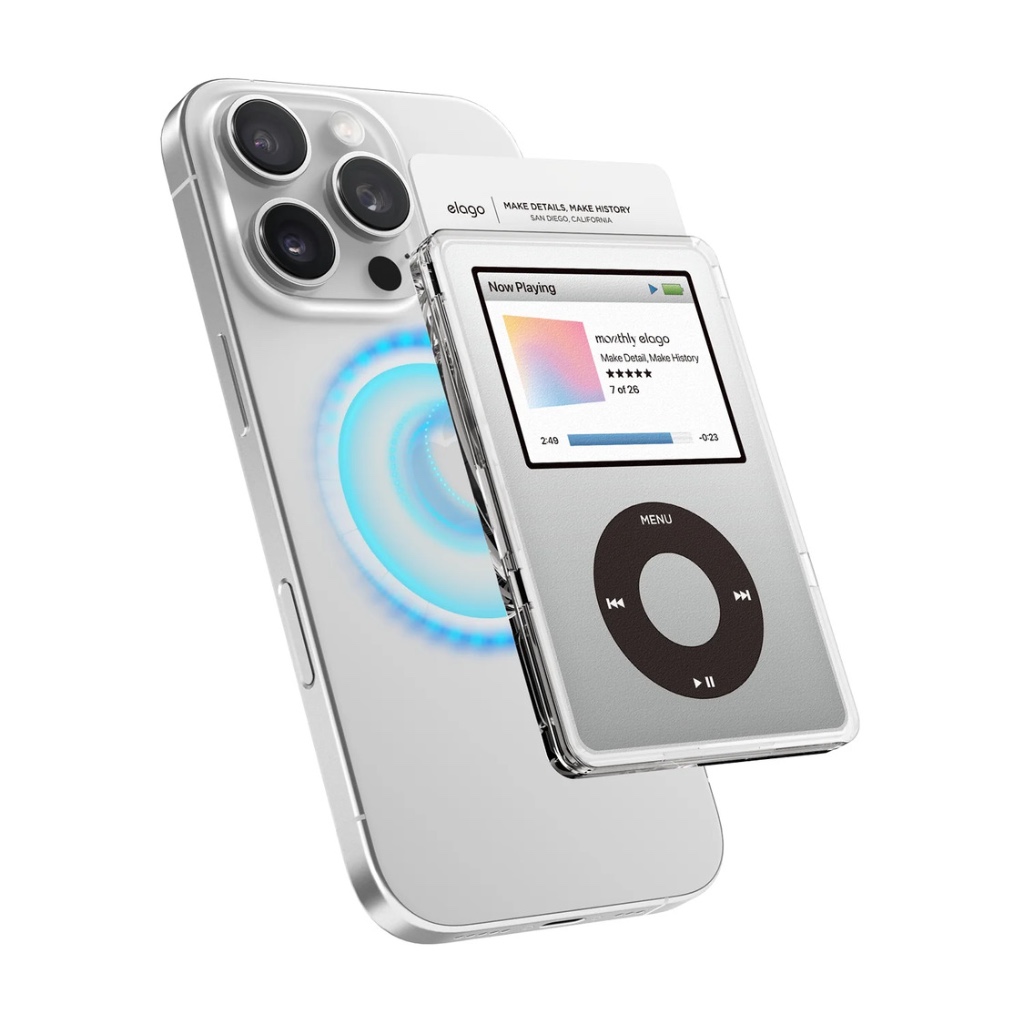 elago MagSafe Wallet Pocket Card Clear - iPod กระเป๋าใส่การ์ดติด ...