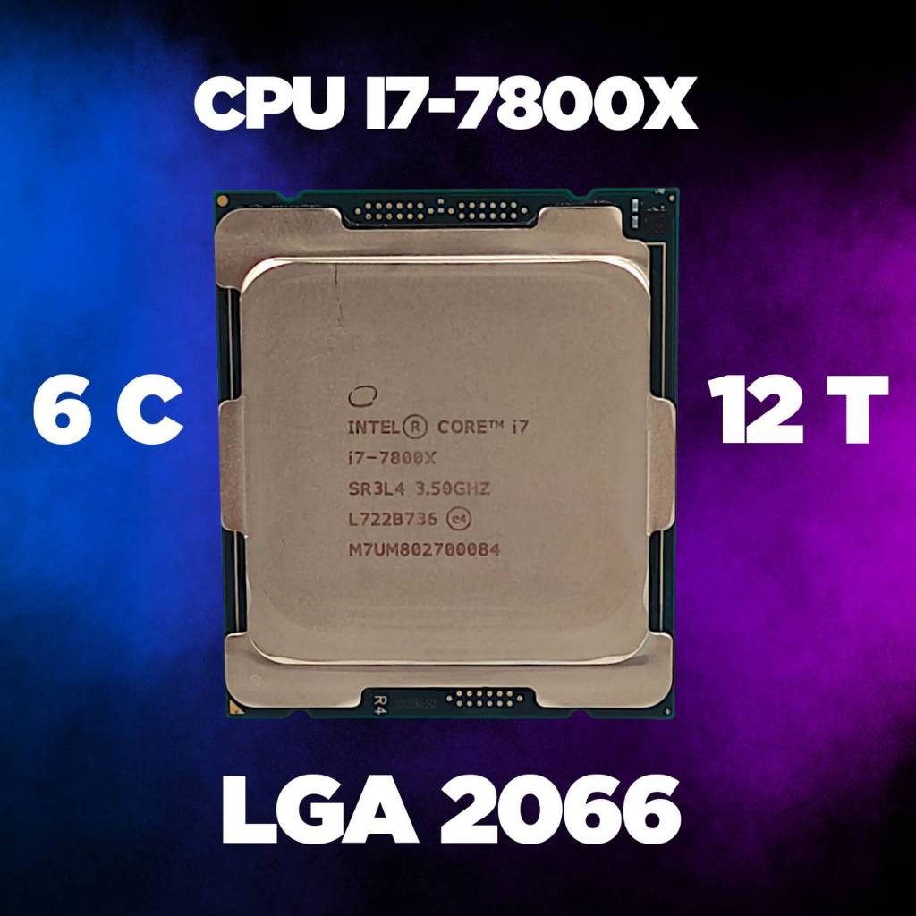 Intel Core I7-7800X Processor Model LGA 2066/R4 Socket Type Computer Processors Cpus - View #11