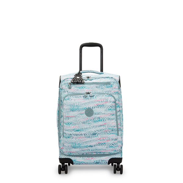 Kipling New Youri Spin S Trolley Bagaglio A Mano Blue Stone