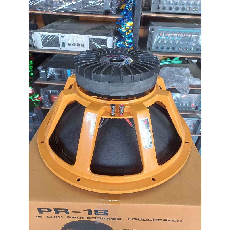 ดอกลำโพง18นิ้วโครงหล่อ PR Audio PR-18 220x30 วอยซ์4นิ้ว4ชั้น 1200W ...