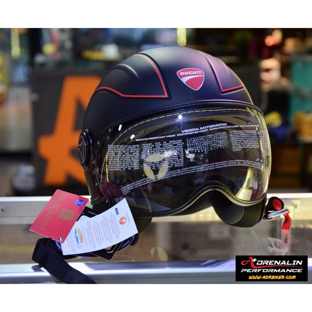 หมวก DUCATI JET SET MOMO Design HELMET size S หมวกเก่าเก็บ บุ
