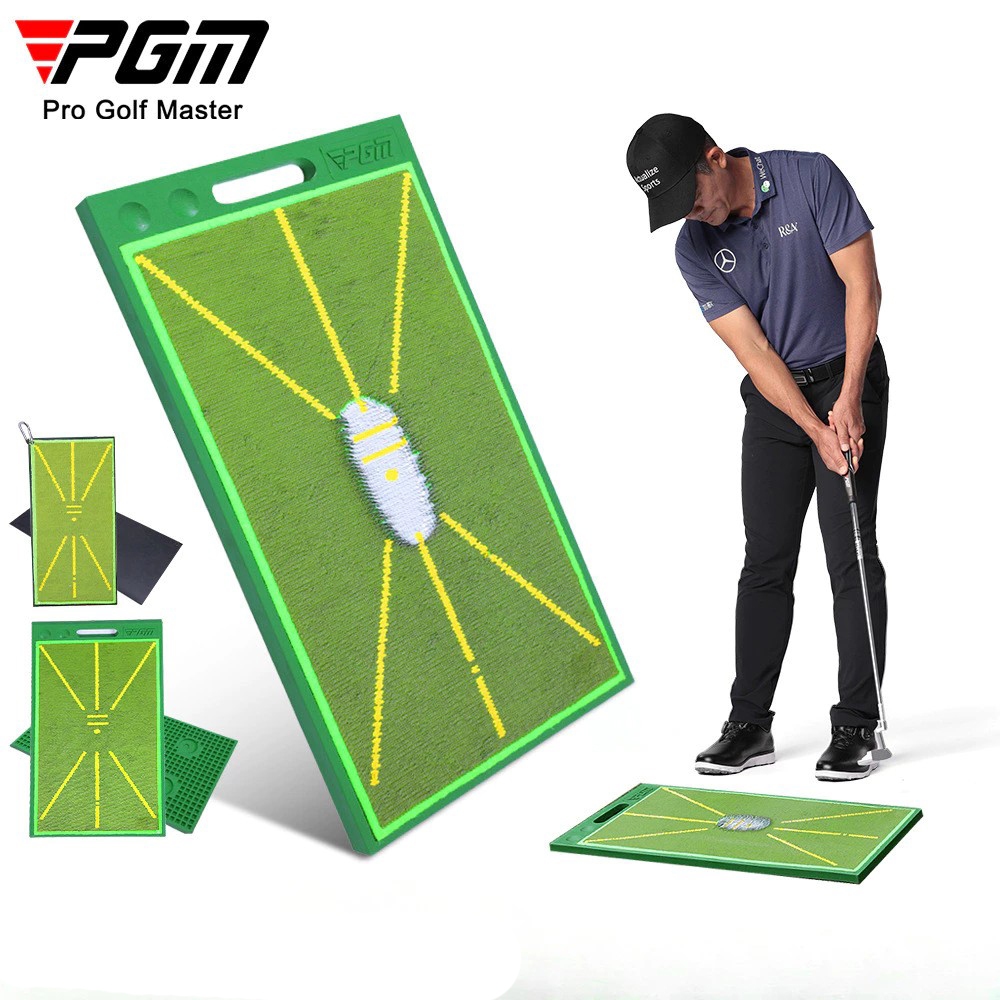 [11GOLF] แผ่นพรมสำหรับฝึกซ้อมกอล์ฟ Mat PGM (DJD038/ DJD044) ตรวจเช็ครอย ...