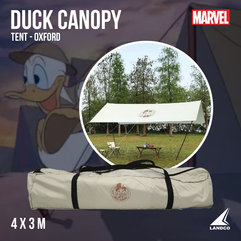 MARVEL มาร์เวล เต็นท์สนามเอนกประสงค์ McDuck TENT CANOPY SIZE 4X3M (5290 ...