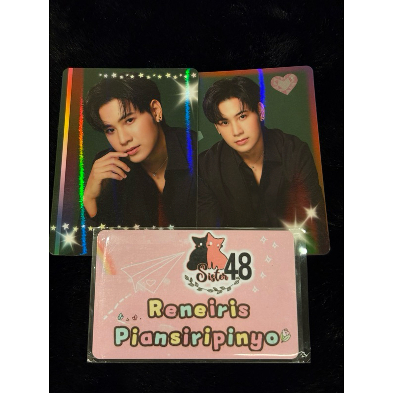 2) Card คู่ AB ของสะสม Black in color Collectible Random
