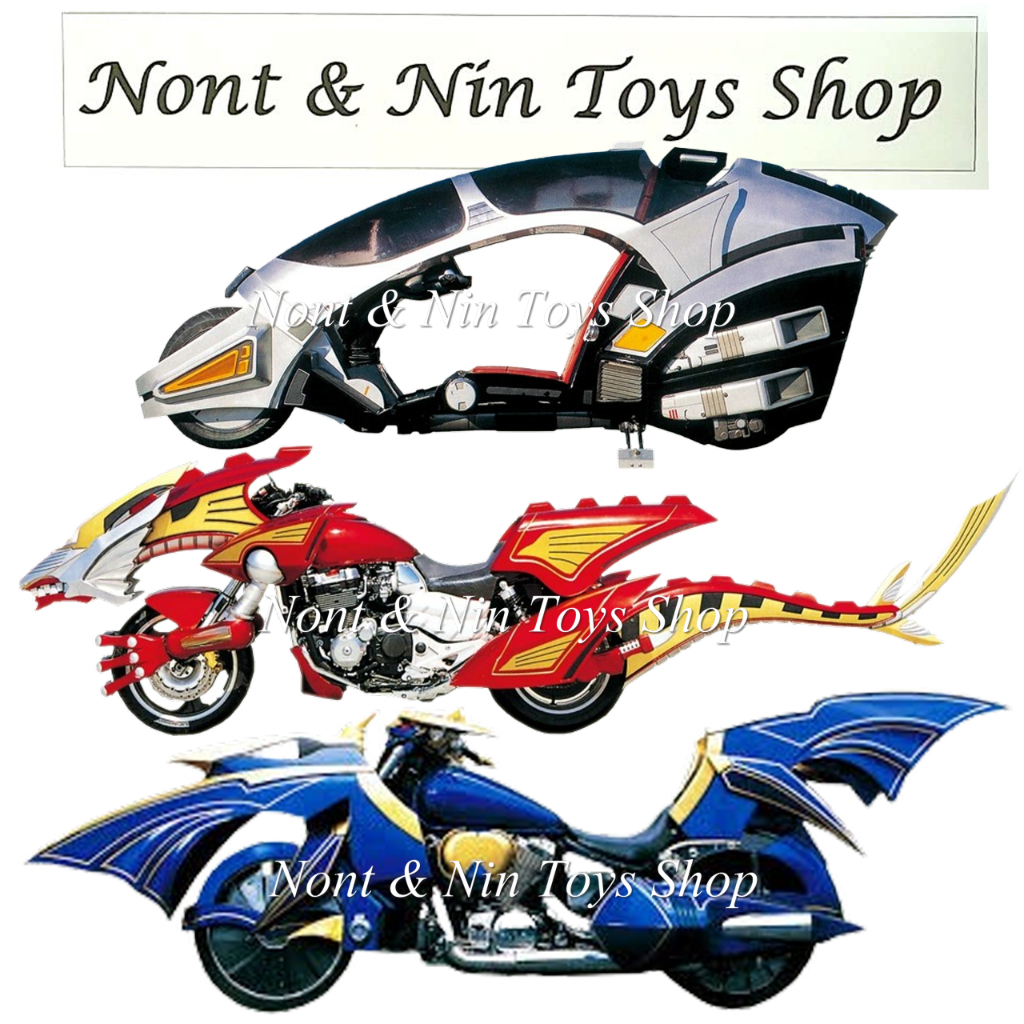 Kamen Rider Ryuki .. Rideshooter / Dragranzer / Darkraider .. รถ ใน ซี ...