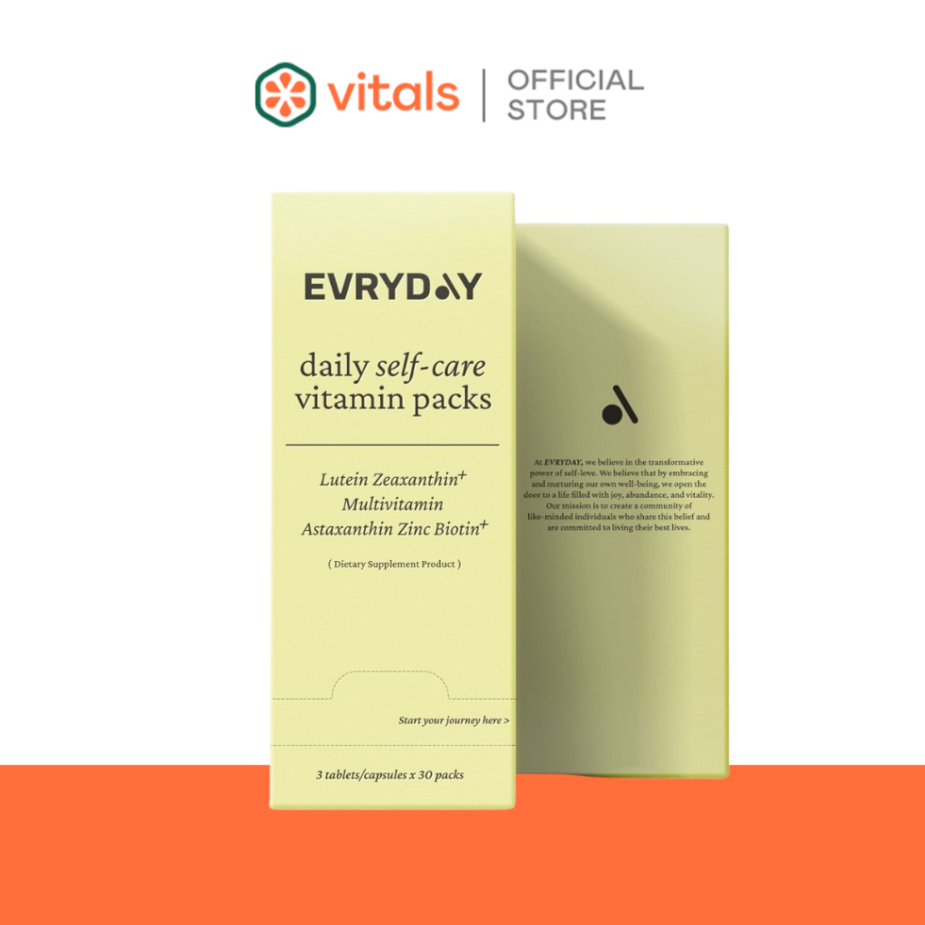 EVRYDAY Daily Self-Care Pack Immunity Skin Nail Supplement | Shopee ...