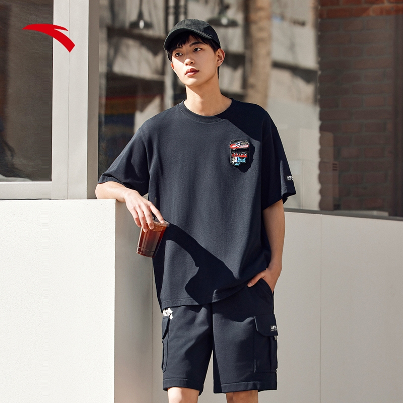 ANTA X Wang YiBo] Unisex Cotton Lifestyle Shirts 1524B8114
