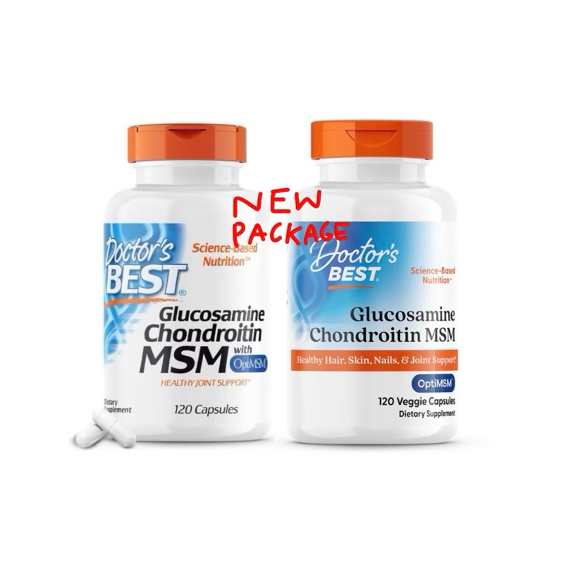 EXP 9/26 Glucosamine Chondroitin Msm with OptiMSM 120 Veggie Caps ...