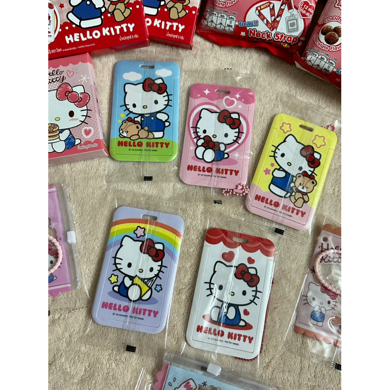 [พร้อมส่ง] Card Holder & สายคล้องบัตร Hello Kitty ลิขสิทธิ์แท้ | Shopee ...