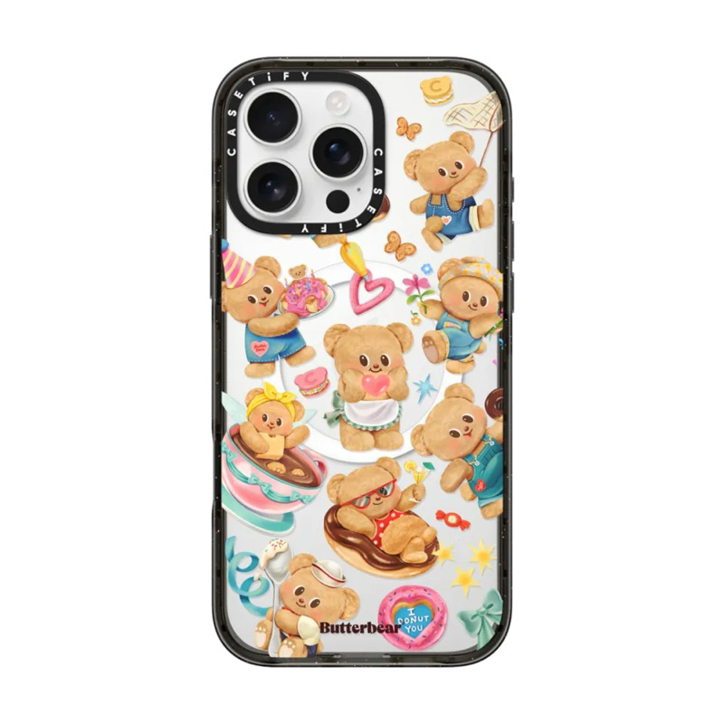 Butterbear CASETiFY 16pro ケース CASETIFY Butterbear 16PM/16Pro/15/15Plus/14PM/14/13Pro/12Pro พรีออ