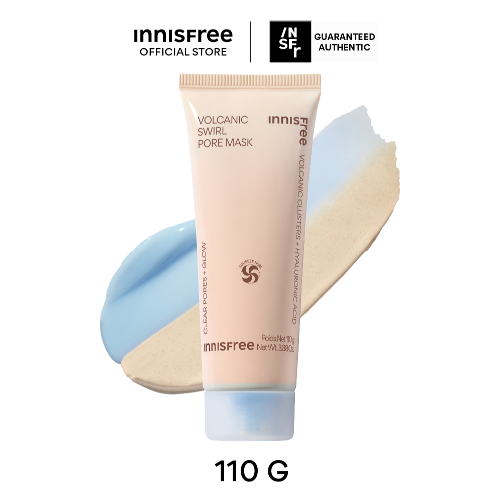 [ใหม่! มาส์กครีมสำหรับผิวแห้งขาดน้ำ] Innisfree Volcanic Swirl Pore Mask ...