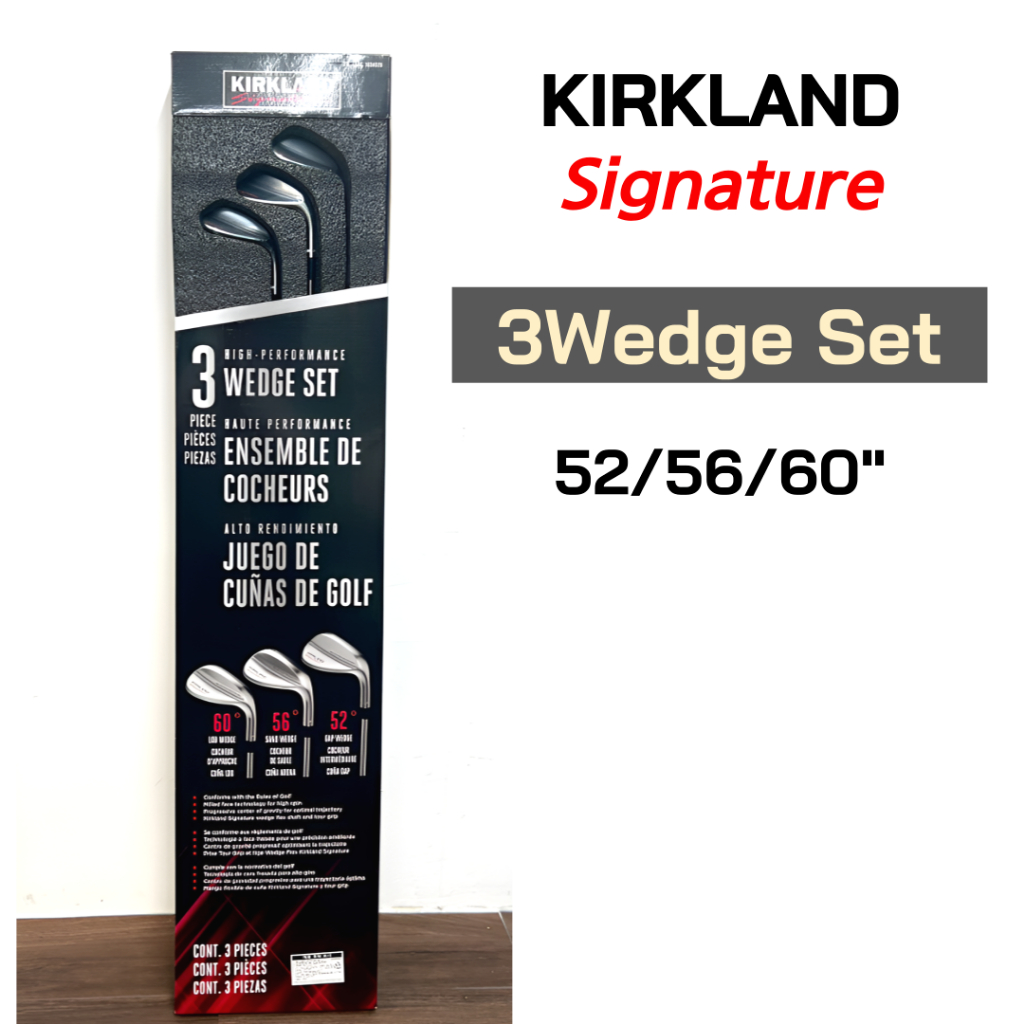 🚚จัดส่งไว] KIRKLAND Signature Golf Wedge Set 52/56/60(3ea