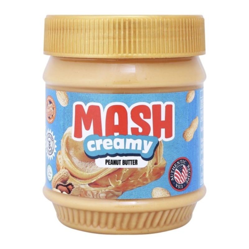 MASH CREAMY PEANUT BUTTER 340g. - แมช พีนัทบัตเตอร์ เนยถั่วลิสงชนิดบด ...