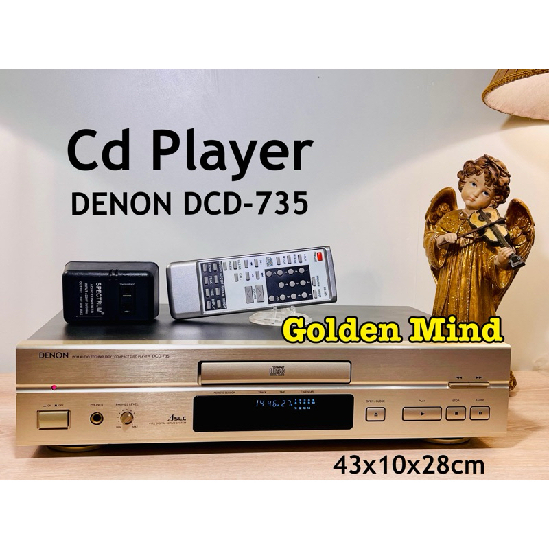 CD-01-250325 DENON DCD-735 เครื่องเล่นซีดีมือสองจากประเทศญี่ปุ่น
