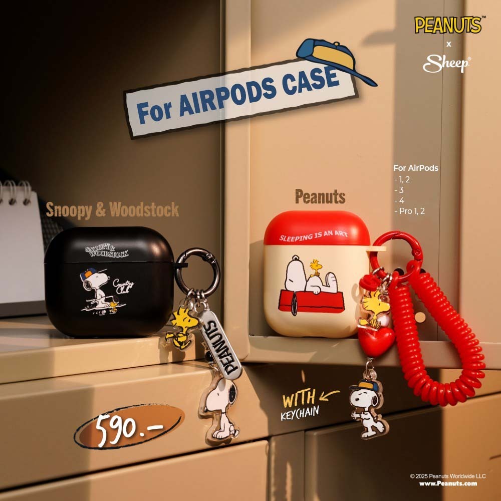 [For Airpods PEANUTS] PEANUTS x Sheep: Snoopy Collection เคสสำหรับ ...