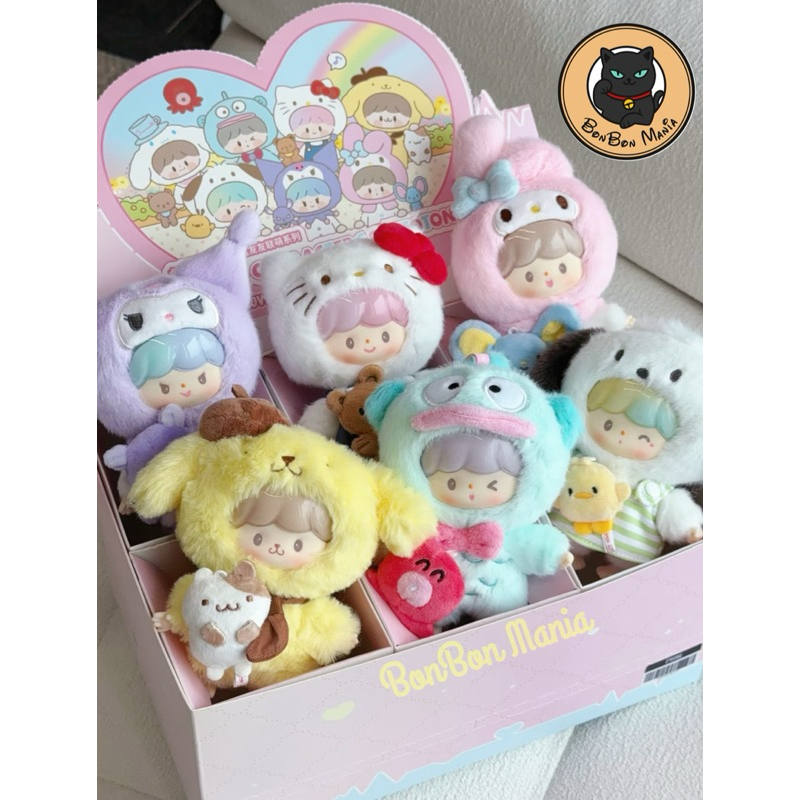 [แบบสุ่ม-เลือกตัวได้]Sanrio Characters x Zzoton Love-League Buddies series blind box set