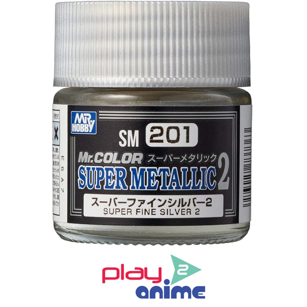 MR.COLOR SM-201 SUPER FINE SILVER 2 (สีเมทัลลิคเงิน) | Shopee Thailand