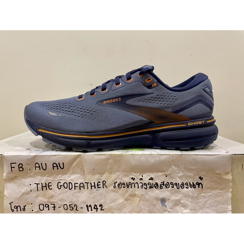 รองเท้าวิ่ง Brooks Ghost 15 ไซส์ 43 eu, 9.5 us, 27.5 cm | Shopee Thailand