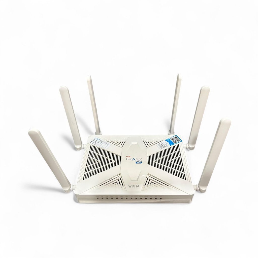 เราเตอร์ทรู True Gigatex Fiber Router WiFi6 T628 AX5400 มือสอง | Shopee ...