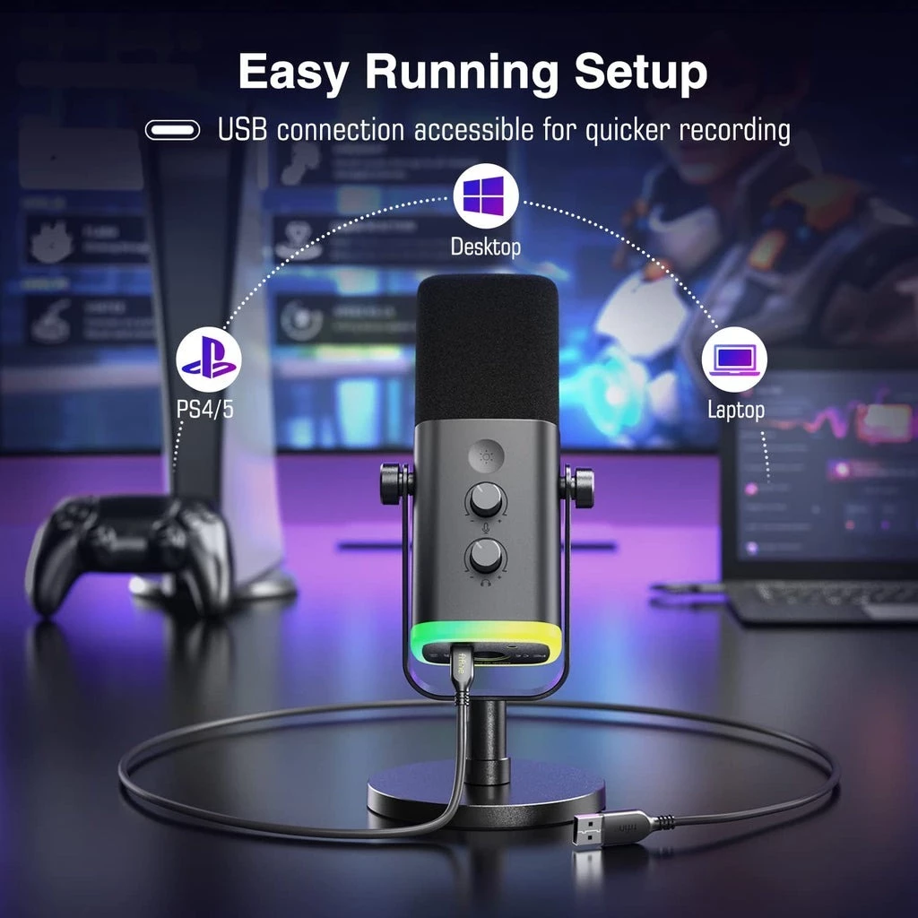 FIFINE AM8 USB/XLR DYNAMIC MICROPHONE ไมโครโฟนไดนามิก
