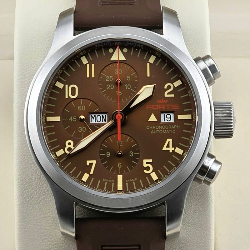 FORTIS AEROMASTER DAWN CHRONOGRAPH AUTOMATIC | Shopee Thailand