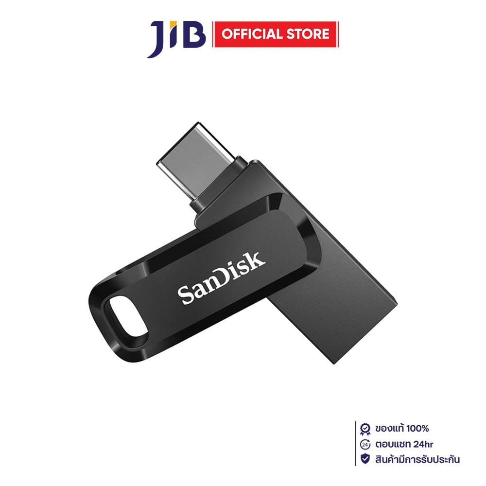 256 GB FLASH DRIVE (แฟลชไดร์ฟ) SANDISK ULTRA DUAL DRIVE GO USB TYPE-C ...