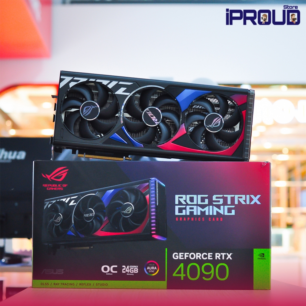 VGA (มือสอง) ASUS ROG STRIX GEFORCE RTX 4090 OC EDITION 24GB GDDR6X ...