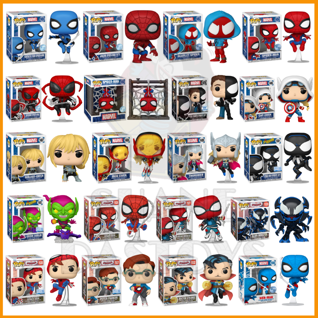 {PRE-ORDER} Funko Pop! MARVEL : Spider-Man Comics, Animated Series ...