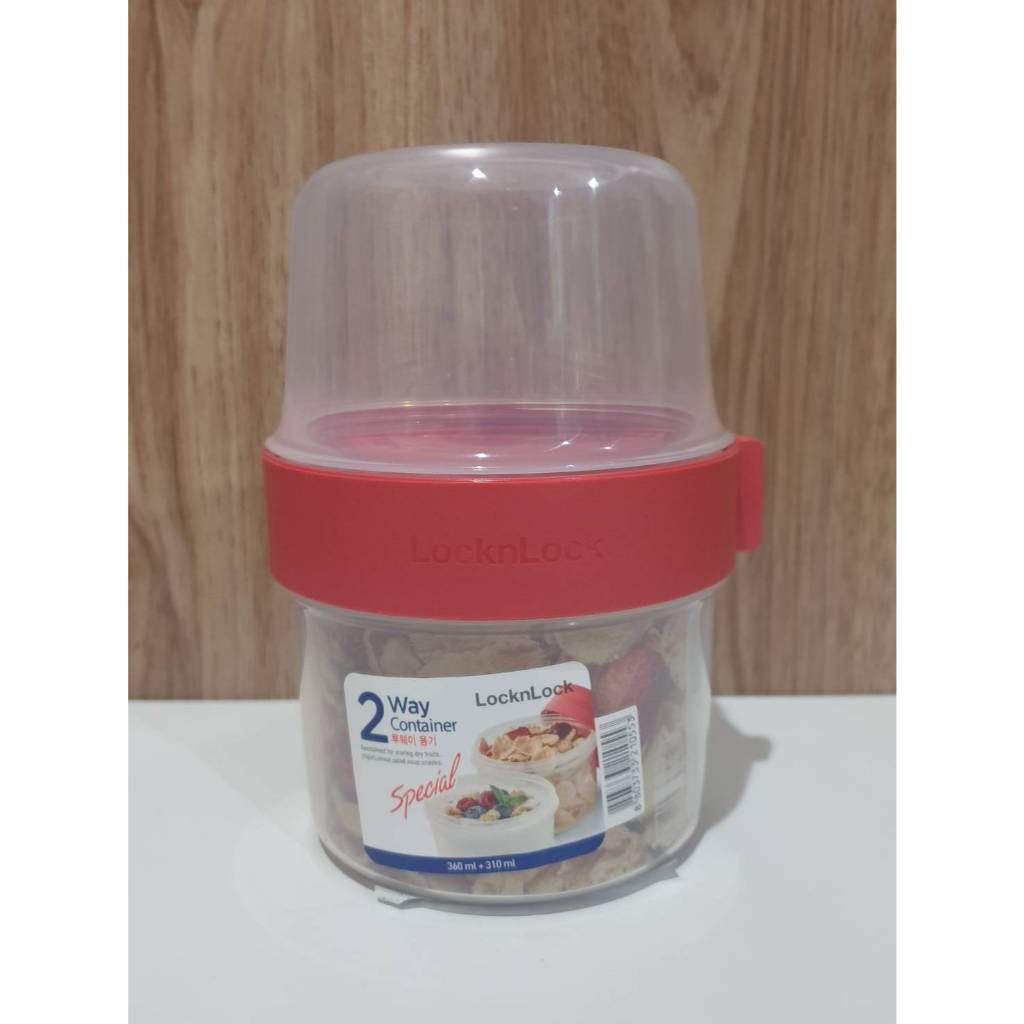 LocknLock 2 Way Container กล่องใส่อาหาร 2 ชั้น (รุ่น LLS221) | Shopee ...