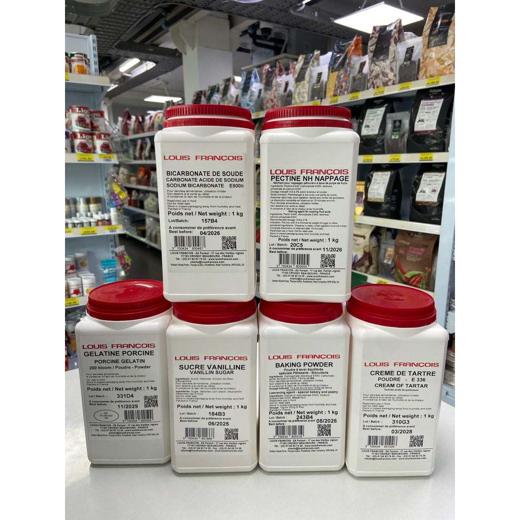 Louis Francois Original Package 1kg,Baking Powder,Baking Soda Pectin ...