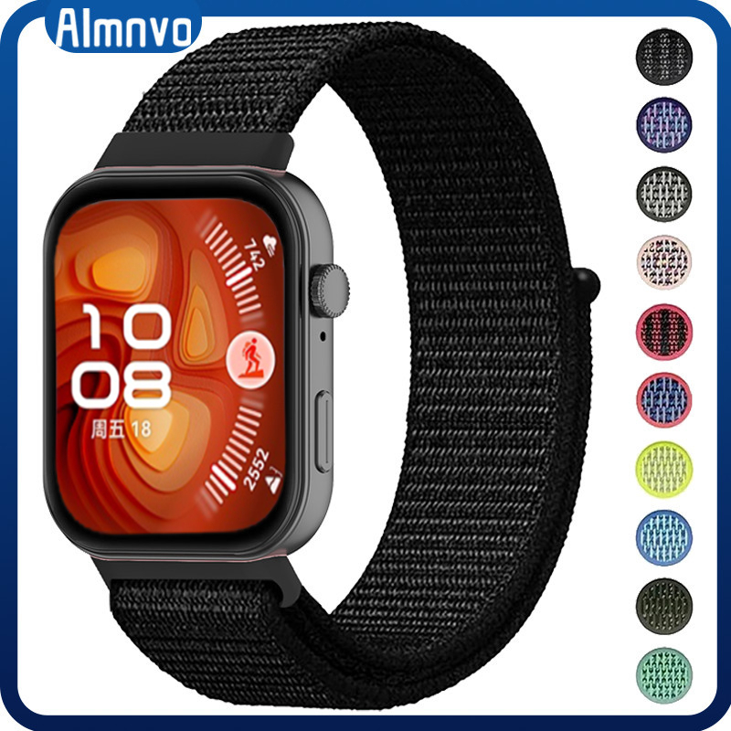 Nylon Loop Strap สำหรับ Huawei Watch Fit 4/4Pro สายรัดข้อมือกีฬาเข็มขัด ...