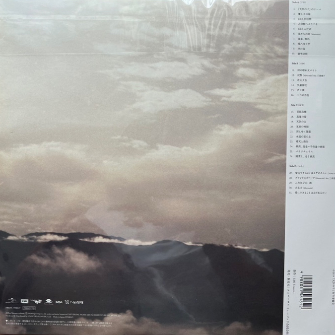 แผ่นเสียง LP Radwimps – 天気の子 Weathering with you ปั้ม 2 แผ่นเสียง LP Radwimps – 天気の子 Weathering with you ปั้ม 2