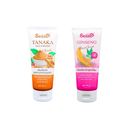 Sense Scrub Cream 100 g. เซนต์สครับ ครีมขัดหน้า | Shopee Thailand