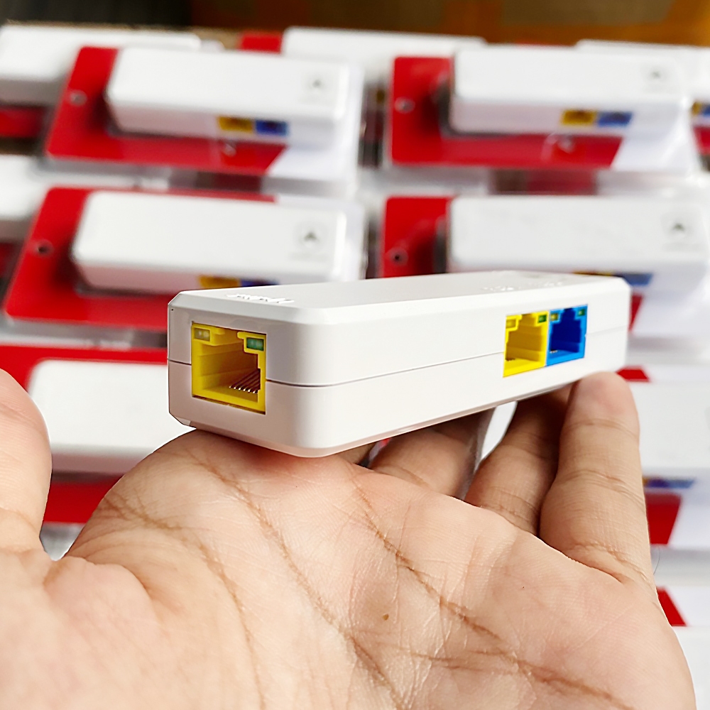 APOLLO รุ่น APOE-05 APL-POE-1x2P/60W ตัวแยก POE 1 ออก 2 RJ45 POE ...