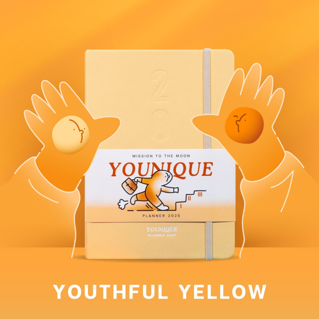 YOUNIQUE PLANNER 2025 YOUTHFUL YELLOW Shopee Thailand