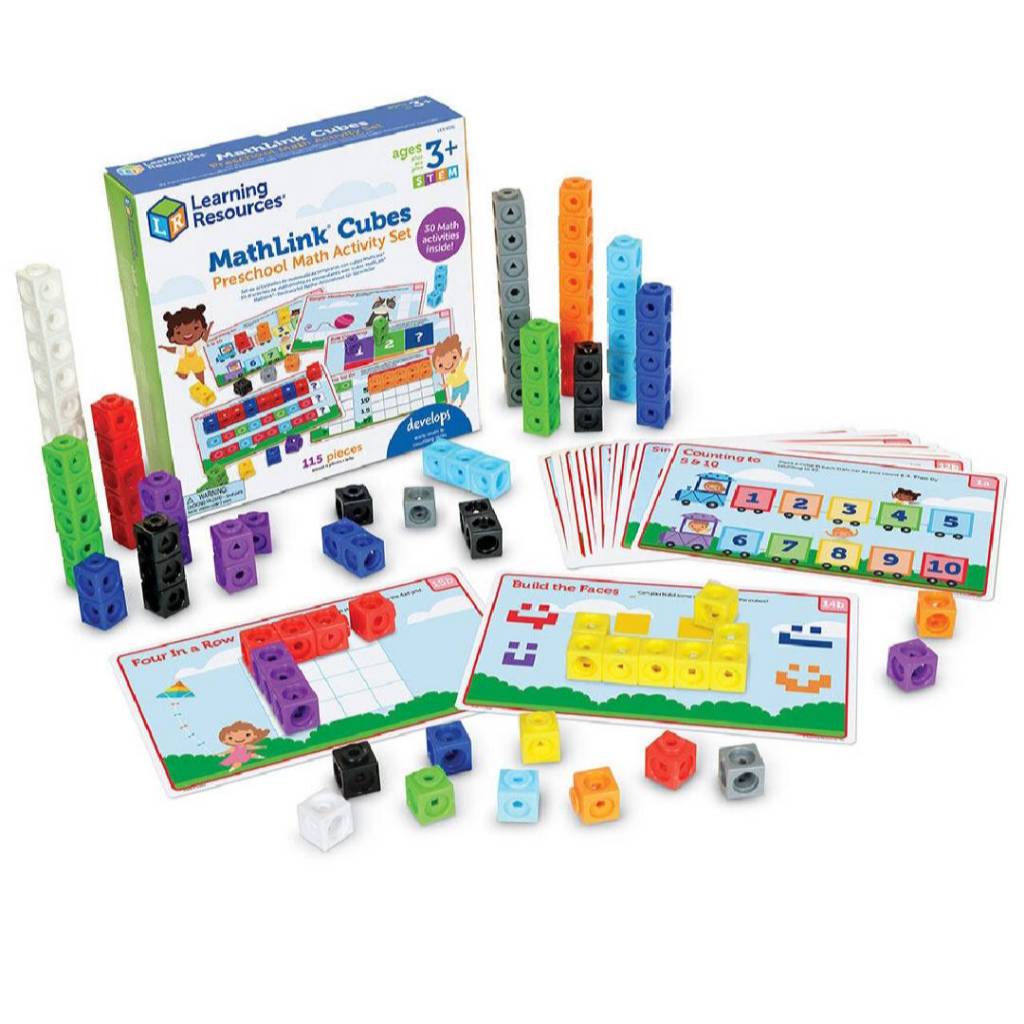 Mathlink® Cubes Preschool Math Activity Set | Shopee Thailand